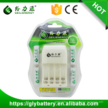 Cargador de batería automático GLE-805 12V para AA AAA Ni-cd Ni-mh batería hecha en China
